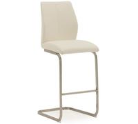 2 x Vida Living Irma White Faux Leather Barstool