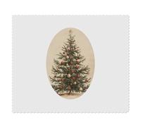 2 x 'Vintage Christmas Tree' Microfibre Lens/Glasses Cleaning Cloths (LC00031214)