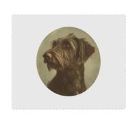 2 x 'Vintage Irish Wolfhound Portrait' Microfibre Lens/Glasses Cleaning Cloths (LC00031224)