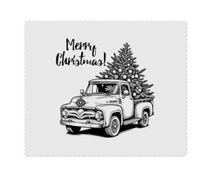 2 x 'Vintage Truck With Christmas Tree' Microfibre Lens/Glasses Cleaning Cloths (LC00028962)