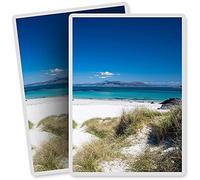 2 x Vinyl Stickers - Rectangle Shape 7x10cm - Beach Isle of Iona Scotland Art Print Decal Laptop Tablet Luggage Car Bike Sticker #44234