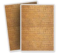 2 x Vinyl Stickers - Rectangle Shape 7x10cm - Egyptian Hieroglyphics Stone Wall Art Print Decal Laptop Tablet Luggage Car Bike Sticker #16104