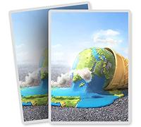 2 x Vinyl Stickers - Rectangle Shape 7x10cm - Global Warming Climate Change Art Print Decal Laptop Tablet Luggage Car Bike Sticker #21613