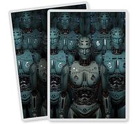 2 x Vinyl Stickers - Rectangle Shape 7x10cm - Robot Artificial Intelligence Art Print Decal Laptop Tablet Luggage Car Bike Sticker #3620
