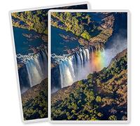 2 x Vinyl Stickers - Rectangle Shape 7x10cm - Victoria Falls Zambezi Africa Art Print Decal Laptop Tablet Luggage Car Bike Sticker #2249