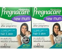2 X Vitabiotics - Pregnacare New Mum - Hair Skin Vitamins- 56 Tablets BB:01/28