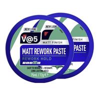 2 x VO5 Styling Wax Rework Hold Natural Shine, Hair Wax for Men & Women, Pack of 2