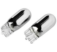 2 x W5W Chrome Flashing Bulbs, T10 Lugs