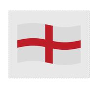2 x 'Waving English Flag' Microfibre Lens/Glasses Cleaning Cloths (LC00024902)