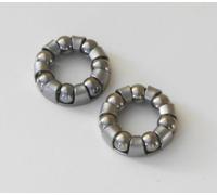 2 x Weldtite 3/16" Front Hub Caged Precision Wheel Bearings