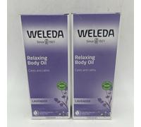 2 x Weleda Lavender Relaxing Body Oil 100ml Brand New