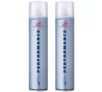 2 X Wella Performance Hairspray Ultra 500ml