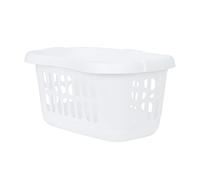 Wham Casa Hipster Laundry Basket – 2 x Plastic – White – One Size