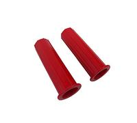 2 x WHEELBARROW HANDLE GRIPS RED 25MM SOFT GRIP MADE IN UK