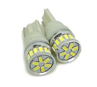 2 x White 12v 24v Strobe flash warning LED T10 W5W 501 504 LED bulb lights recovery canbus