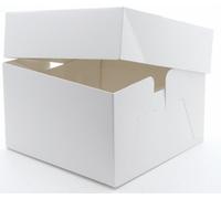 2 x White Cake Boxes 12" x 12" x 6" Inch Wedding Birthday