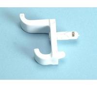 2 x White Double Hook (Card 1)