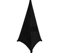 2 x White Double Two Sided Triangular DJ Light Stand Tripod Cover Scrim
