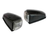 2 x WHITE FRONT MADE IN EU MULTI VOLT SIDE MARKER ROOF LAMPS CLEARANCE OUTLINE LIGHTS POSITION PARKING DIRECTION INDICATORS 12V 24V LORRY TRAILER TRUCK CAMPER MOTORHOME VAN PICKUP ATV TRACTOR E-MARKED