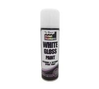 2 X White Gloss Spray Paint Interior & Exterior 250ml Can