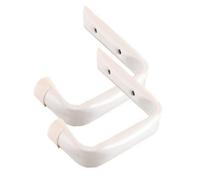2 X White Jumbo Ladder Hooks / Large Garage Shed Storage Bikes Workshop Tools Garden