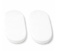 2 x White Moses Basket Sheets 67 x 30 cm Cotton | Cradle Fitted Sheets Jersey Soft Bassinet Bedsheet Hypoallergenic Elasticated Breathable Pram Fitted Sheets.