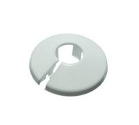 2 x White Plastic Pine Pipe Rose Radiator Collar Rings FITS 15MM Pipe