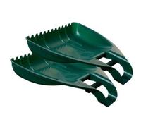 2 X Whitefurze G25LG1 Leaf Grabber Set - Forest Green (Set of 2) (DESIGN 1, 2)