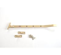 2 x Window Casement Stay Locks 200MM 8 INCH PAA Aluminium Gold Finish