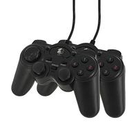 2 x Wired controller for PS2 double shock turbo analog controller Sony PlayStation 2 & PlayStation 1 - black | ZedLabz