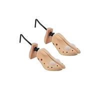 2 x Women Shoe Stretchers Pair Shoe Tree Stretcher Expander Ladies Pine Wood Stretchers for All Shoe Types Size 3-7