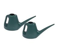 2 x Woodstock Watering Can Green 1 Litre