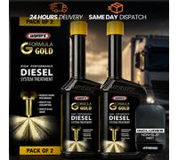2x Wynns Formula Gold Diesel Car Fuel Engine Injector Smoke Treatment 76401+Airf