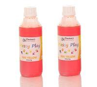 2 x Yellow Food Colouring for Messy Play | Sensory Tactile Stimulation Therapy Activity | 500 ml.