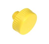 2 x Yellow Spare Nylon Head Thor Glazing Hammer Medium Face 38mm Ends Window Mallett