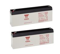2 X Yuasa 12V 2.3Ah SLA Batteries for Optima Compact Alarm Panels - NP2.3-12