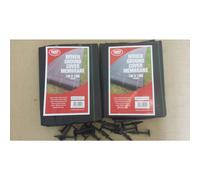 2 x Yuzet 1m x10m + 80 pegs weed control fabric ground cover membrane landscape