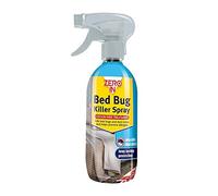 2 X Zero In Bed Bug Killer Spray (Long-lasting, Solvent-Free, Odourless, Water-Based Household Treatment, Kills Bed Bugs and Dust Mites), 500 ml - Clear