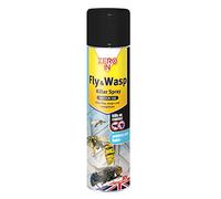 2 x Zero In Fly and Wasp Killer Spray (300 ml Aerosol, Fast-Acting Control for Flying Insects and Bugs in The Home for Indoor Use)