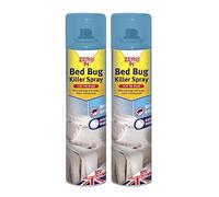 2 x Zero In Pest Bed Bug Control Killer Spray Linen Fragrance Home Bed 300ml New
