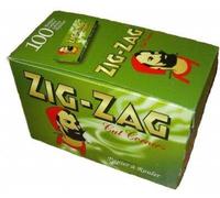 2 X Zig Zag Rolling Papers Green Box Of 100 Booklets