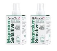 2 x100 ml - BetterYou Magnesium Sensitive Body Spray For Joints & Muscles