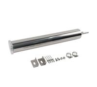 2"x13" 20oz Polished SS Radiator Overflow Catch Tank - Fit For Car Mod Cooling System, Coolant Reservoir Radiator Overflow Tank Coolant Expansion Tank