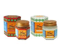2 x19.4g TIGER BALM RED WHITE Herbal Massage ointment Pain Relief Muscle Menthol