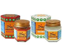 2 x19.4g TIGER BALM RED WHITE Herbal Massage ointment Pain Relief Muscle Menthol