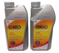 2 x1LTR EXOL LVA SYNTHETIC AUTOMATIC TRANSMISSION OIL, A LOW VISCOSITY ATF FLUID SUITABLE FOR 6, 8 AND 9 SPEED UNITS PRODUCED BY ZF AND 5, 7 AND 9 SPEED AUTOMATIC TRANSMISSIONS BY MB
