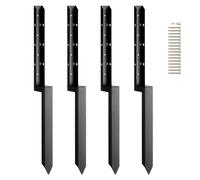 (2 x2 Inches, 4pcs) VEVOR Fence Post Anchor Repair Kit