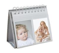 2”x3” Mini Photo Album - 68 Pockets Desk Calendar Album Cover for 2”x3” Photo Paper Compatible with Kodak, Lifeprint, HP, Canon, Fujifilm 2x3" Photos (Wave Point)