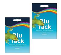 2 xBostik Blu Tack Original Reusable Adhesive Sticks, Putty Handy Size Multipurpose Reusable Adhesive, Safe Craft Art Clean Handy (2 x 60g)