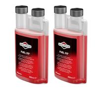 2 xGenuine Briggs & Stratton Fuel Fit 250ml 992381 Stabiliser Keeps Petrol Fresh